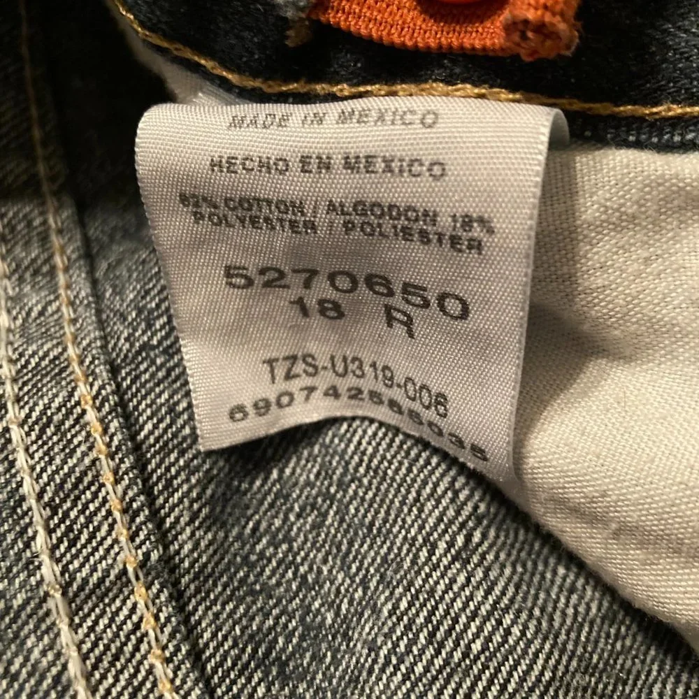 EUC Lee Premium Select Boys Medium Wash Denim Jeans Blue Size 18R (#1)